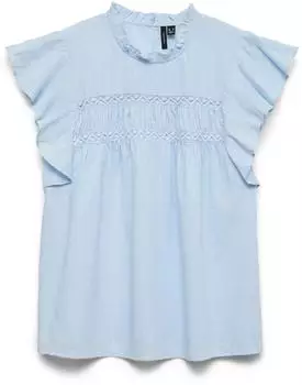Vero Moda VMTRINE Regular Fit Bluse (10301205) cashmere blue