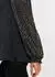 bonprix Shirtbluse figurumspielende Passform (95411095) schwarz/metallic gold