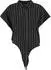 Urban Classics Ladies Structured Striped Tied Bluse (TB7474) black/off white