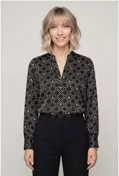 Joop! Brigitta Schlupfbluse Regular Fit (89885028) open wei&szlig;
