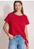 Cecil Shirtbluse mit Knotendetail am Saum (21482566) tamarillo rot