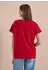 Cecil Shirtbluse mit Knotendetail am Saum (21482566) tamarillo rot
