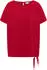 Cecil Shirtbluse mit Knotendetail am Saum (21482566) tamarillo rot