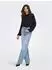 Only ONLKATCHA LIFE LS O-NECK LACE TOP CS WVN Shirtbluse Regular Fit (94014845) schwarz