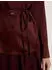 Apricot Weiches Satin-Hemdbluse mit Knopfleiste (73360463) burgundy