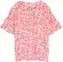 Tom Tailor Patterned Bluse coral pink ginkgo minimal