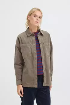 Pulz Jeans PZSALLY Hemdjacke Overshirt (75730532) walnut