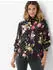 BRAX VICKI Linen Blouse (11815609) dunkelbraun