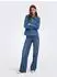 Only ONLUNA Fitted Jeansbluse (77160917) medium blau denim