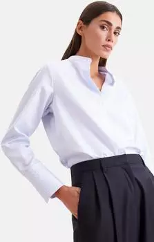 Seidensticker Stehkragenbluse Gestreift Blau (60.854681-0011- )