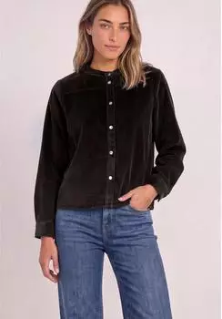 Street One Langarm Bluse aus Cord mit Ziernaht (A34702517874)