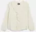 s.Oliver Crêpe-Bluse mit Volants beige 2183124.8160.