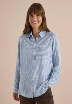 Cecil Button-front blouse (91214732) blouse blue