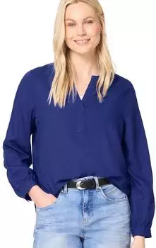 Street One Split Neck Tunika Blau (A34592517396)