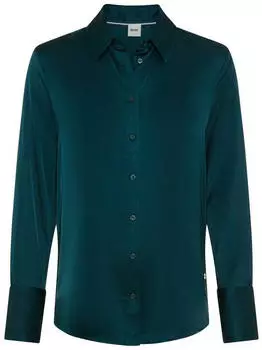 BRAX Damen Bluse Style VICTORIA dark sea grün Gr. (940010_94122500_35)