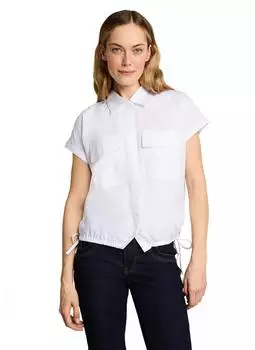 Tom Tailor Loose Fit Popeline Bluse (1051079) weiß