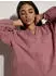 Apricot Boho Blusenshirt mit Raffungen (35268568) pink
