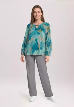 Betty Barclay Schlupfbluse Langarm (81231704) petrol/grey