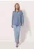 Madeleine Hemd in A-Linie (42863167) rauchblau