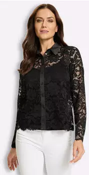 Heine Spitzenbluse (34525016) schwarz