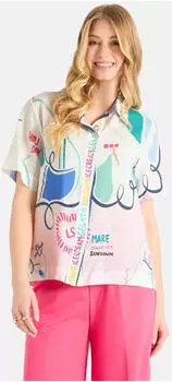 Lieblingsstück FlorenceL Klassische Bluse (37213103) blau bell