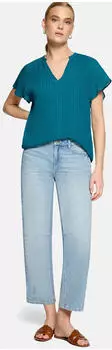 Zero Klassische Bluse (54611058) deep lagoon