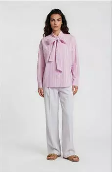 Milano Italy Regular Fit Schluppenbluse (62930654) rosa/weiß/schwarz
