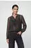 Monari Bluse Regular Fit mit Volants (65337902) schwarz gemustert