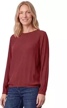 Cecil Shirtbluse mit Smok-Details (B346908) russet red