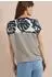 Cecil Shirtbluse Sommershirt mit Split Neck und Printmix (B346716) palm breeze grün