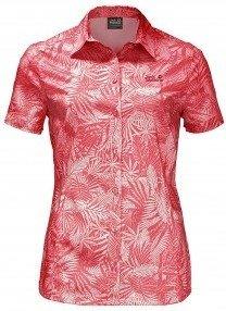Jack Wolfskin Sonora Jungle Shirt hot coral all over
