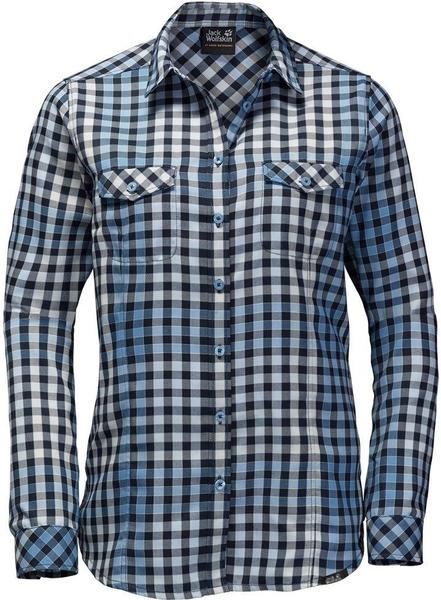 Jack Wolfskin Valley Shirt Women light sky checks