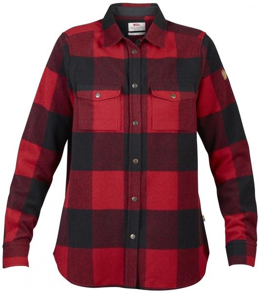 Fjällräven Canada Shirt LS W red