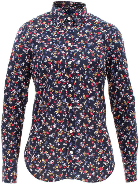 GANT Scribble Floral Stretch Shirt (4320103) evening blue