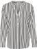 Esprit Striped Blouse With Turn-Pp Sleeves (999CC1F806) off white