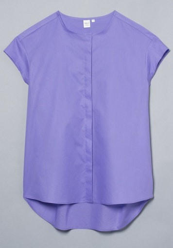 Eterna Kurzarm bluse 1863 by - premium popeline lila (5394_94hp19)