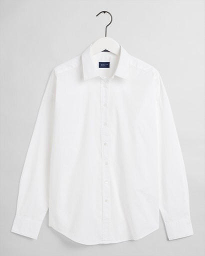GANT Tech Prep™ Oversize Broadcloth Bluse (4311134-110) white