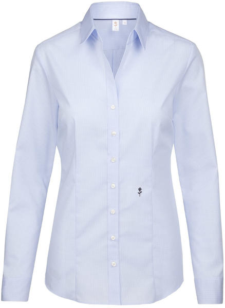 Seidensticker Non-iron Poplin Shirt Blouse (60.080619) light blue