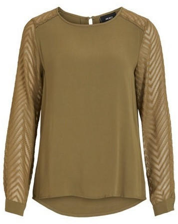 Object Collectors Item OBJZOE L/S TOP NOOS (23028558) burnt olive