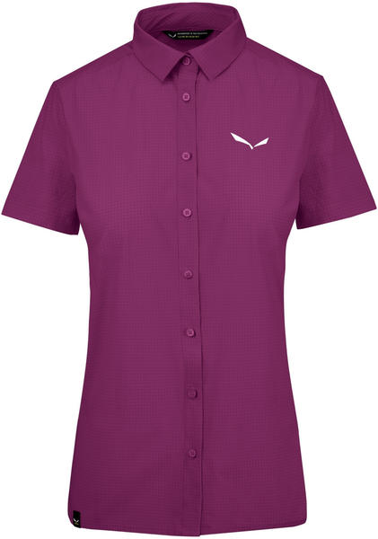 Salewa Puez Minicheck 2 Dry Shirt dark purple