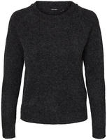 Vero Moda Rundhalspullover "VMDOFFY" in melierter Optik