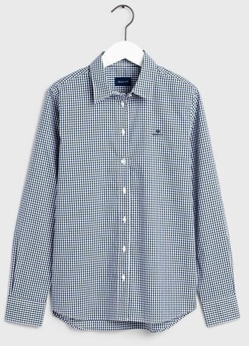 GANT Broadcloth Gingham Bluse (4300034-434) indigo blue