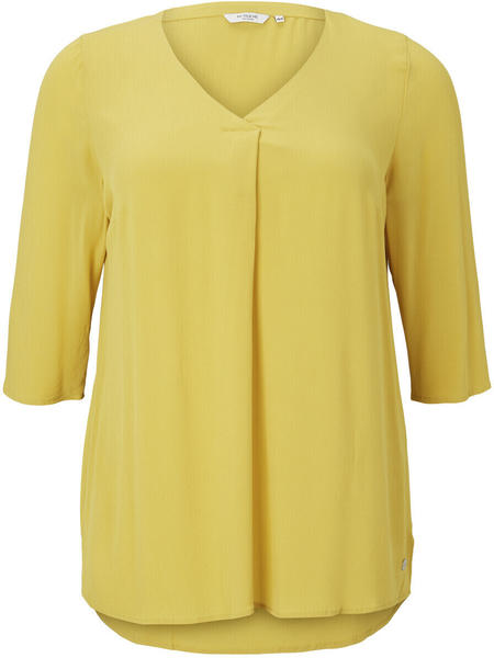 Tom Tailor Bluse mit Faltendetails (1021304) california sand yellow