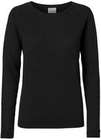 Vero Moda Rundhalspullover "VMCARE STRUCTURE LS O-NECK BLOUSE" aus Bio-Baumwolle