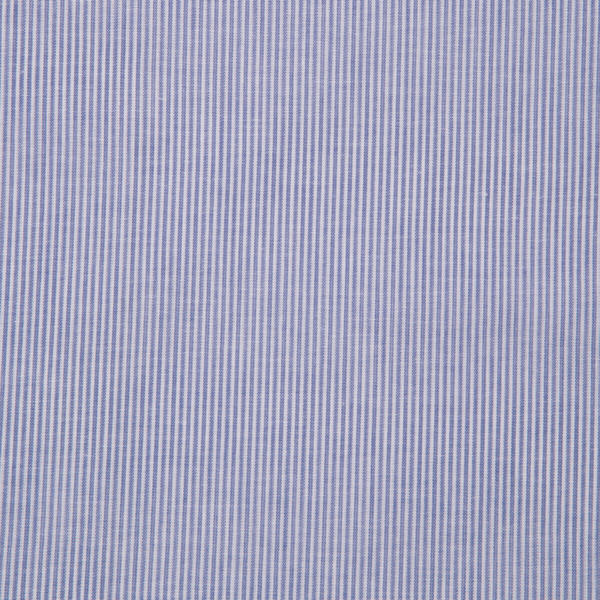 Seidensticker Bluse 1/1-lang (60.130901) mittelblau- weiß
