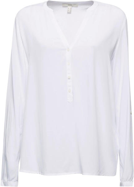 Esprit Henley Blouse made of LENZING ECOVERO (990EE1F316) white