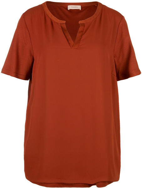 Triangle Chiffon/jersey-blusenshirt (2042459) orange