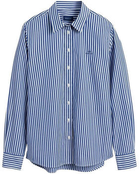 GANT Broadcloth Bluse Mit Streifen (4300050-436) college blue