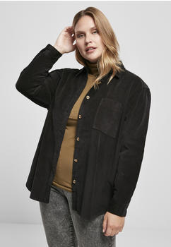 Urban Classics Ladies Corduroy Oversized Shirt (TB3755-00007-0037) black