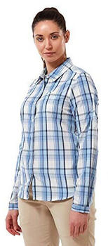 Craghoppers Kiwi II Long Sleeved Shirt (CWS511) HarbrBlu Chk